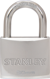 Solid Brass Chrome Plated Padlock 30mm Standard Shackle