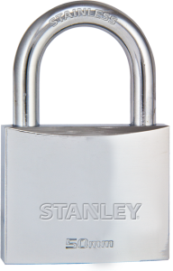 Solid Brass Chrome Plated Padlock 50mm Standard Shackle