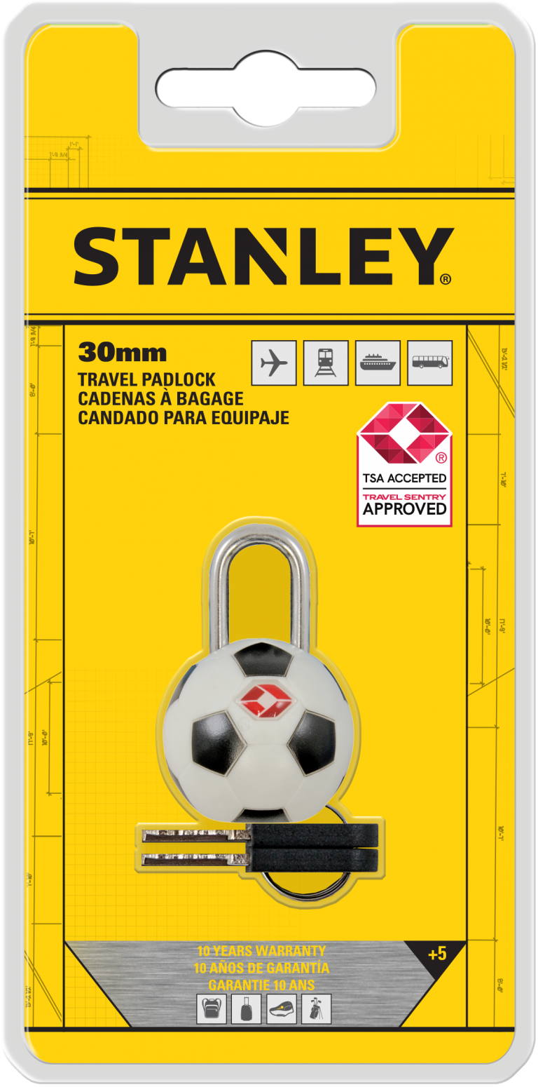 TSA FOOTBALL SHAPED Luggage Lock